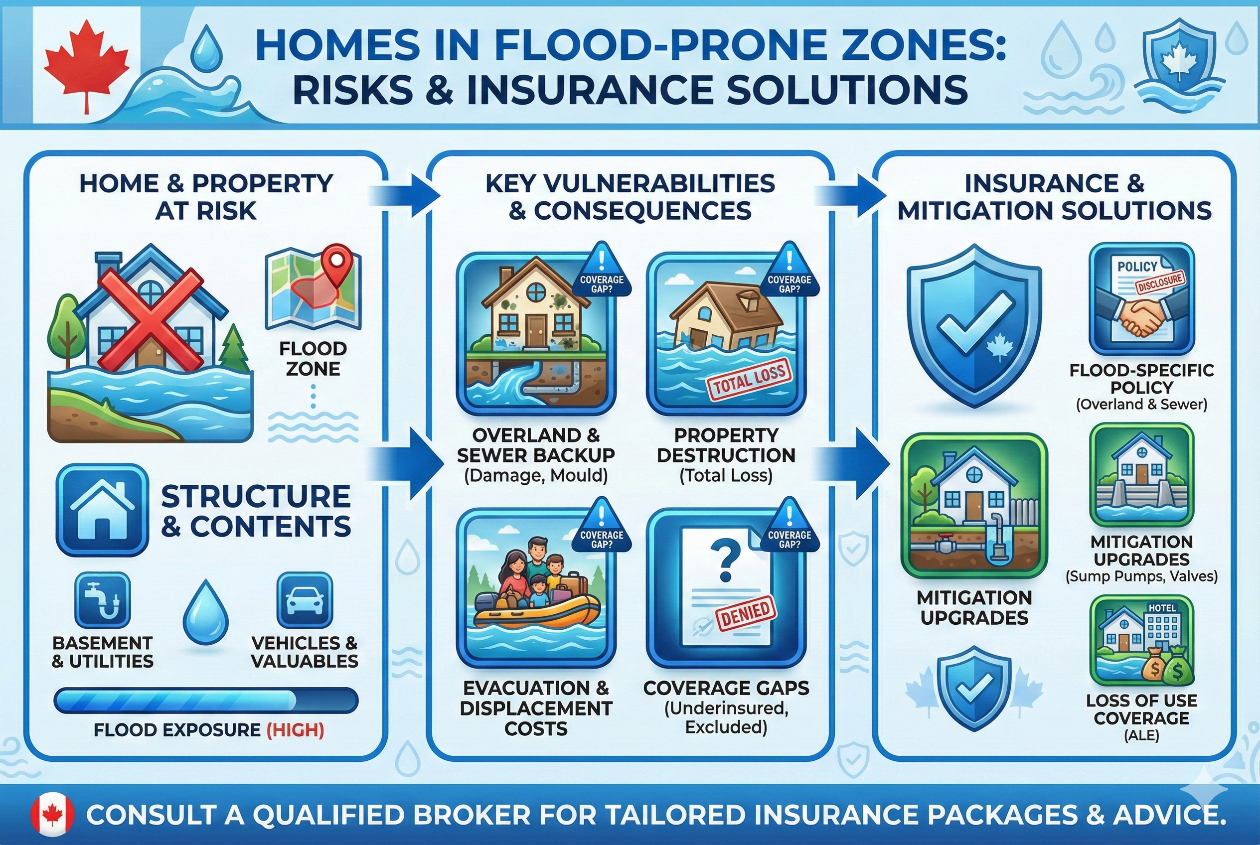 Homes in Flood-Prone Zones