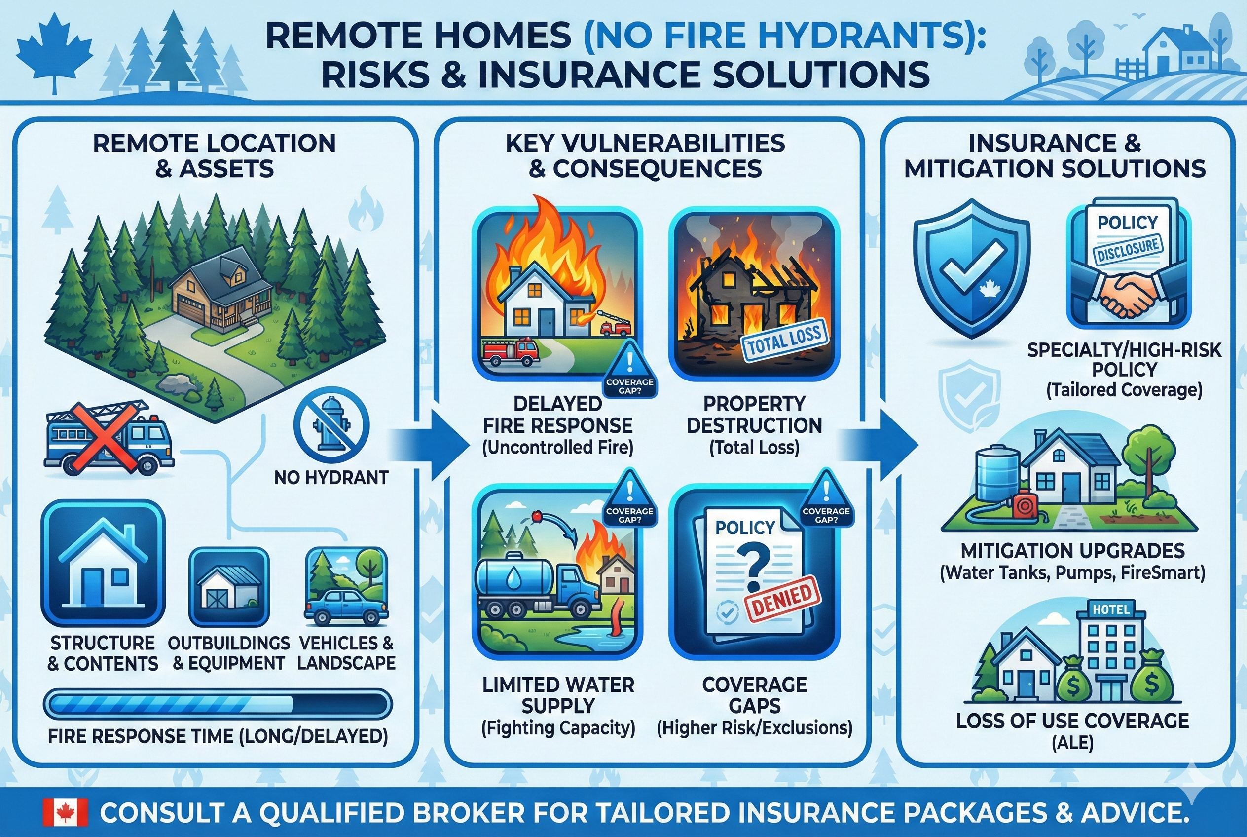 Remote Homes With No Fire Hydrants