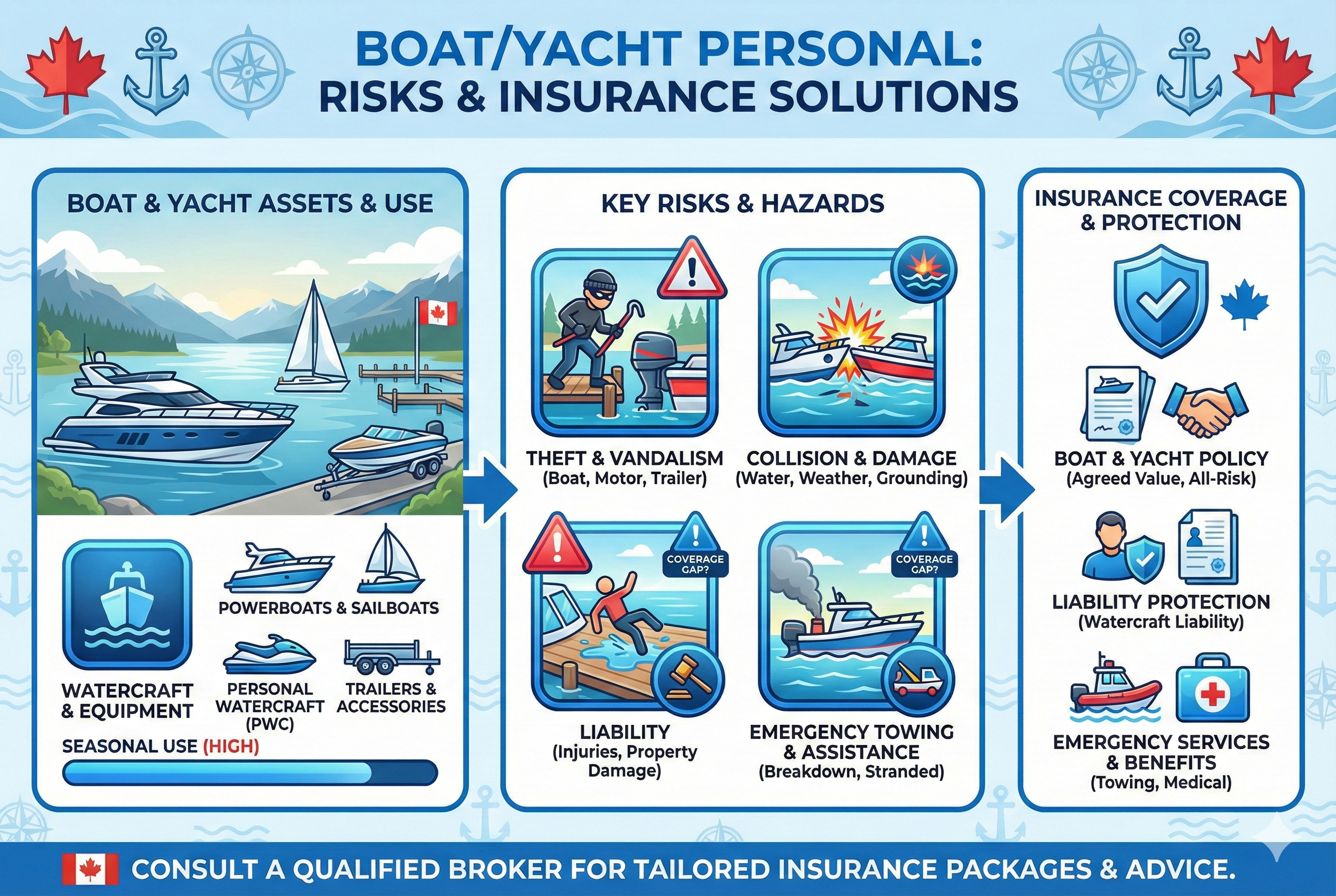 Personal Boat & Yacht Insurance in Canada