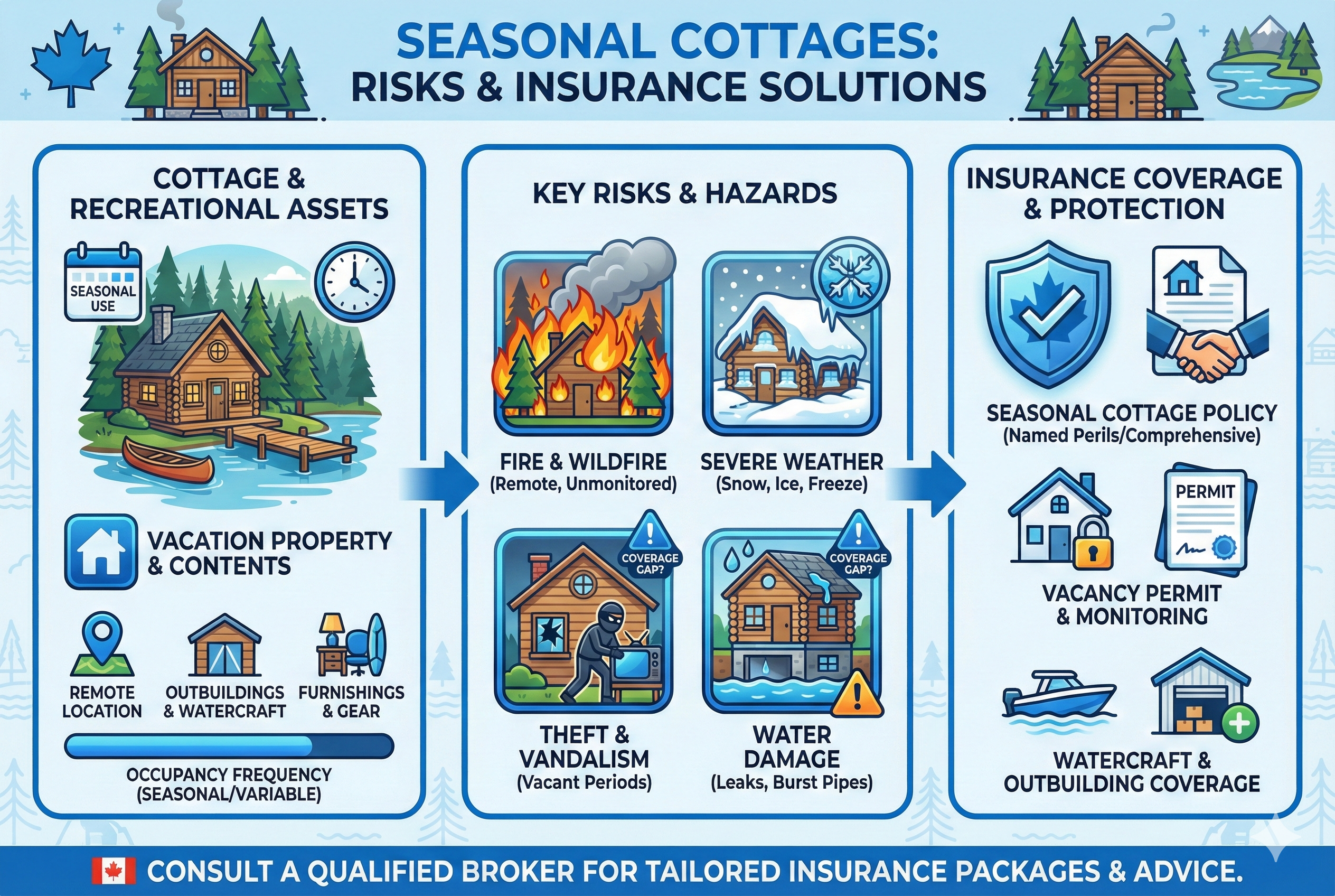 Seasonal Cottages in Canada