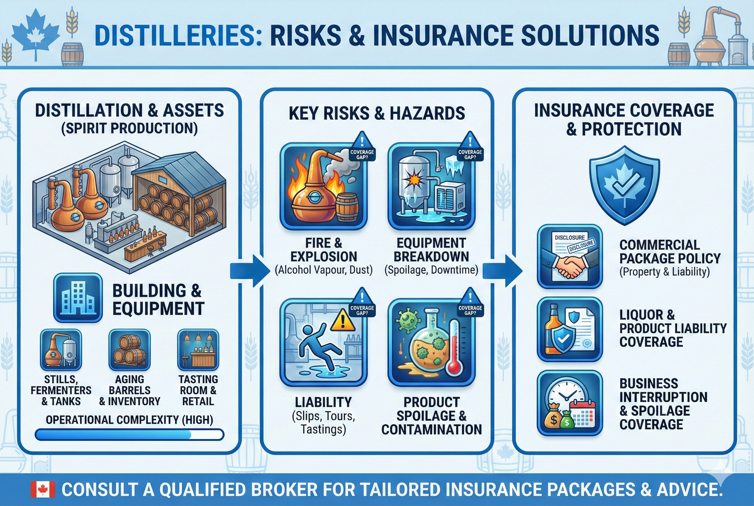 Insurance for Distilleries in Canada