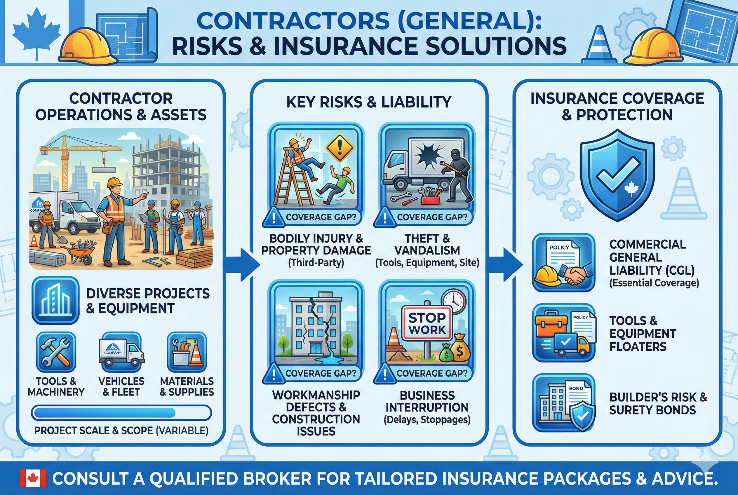 General Contractors in Canada: Essential Insurance Coverage